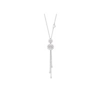 Necklace Damiani Woman Margherita in White Gold Diamante 0.56 Ct 20102413 - 20102413